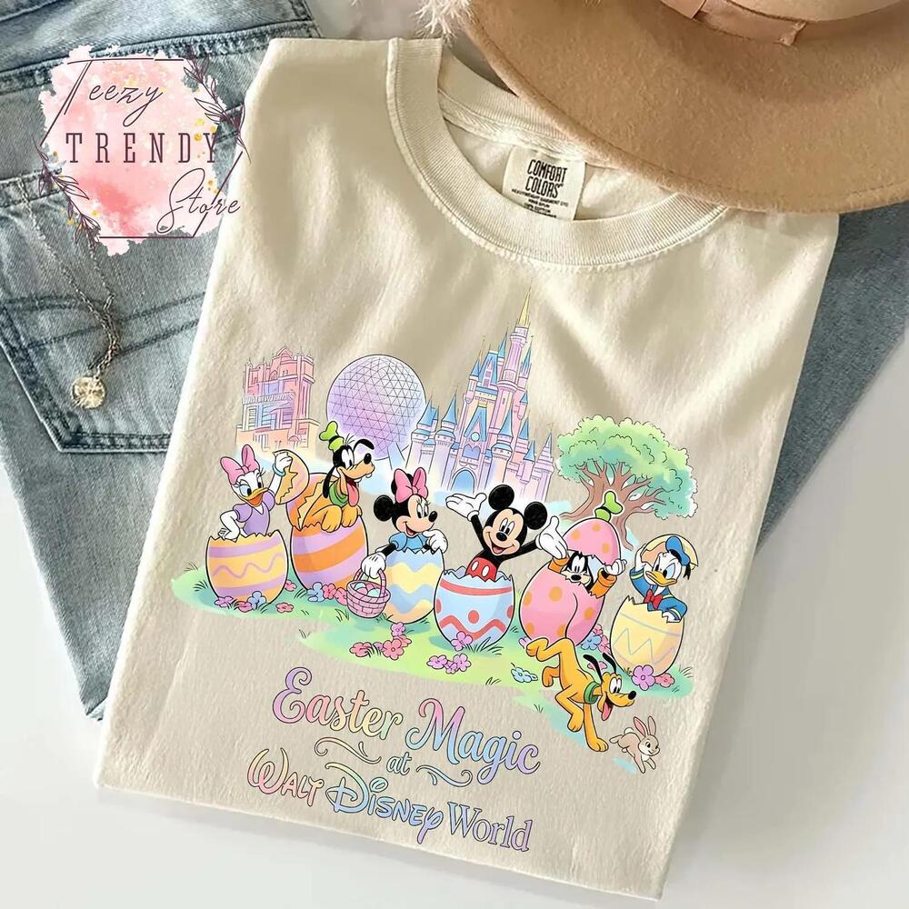 Easter Magic At Walt Disney World Shirt, Mickey And Friends Ester Shirt - Picture 1 of 4